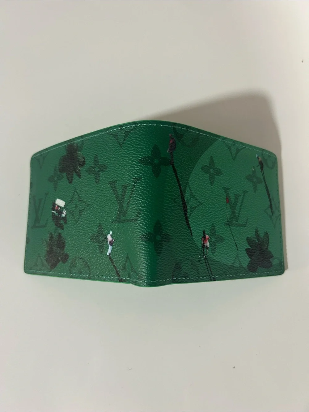 Louis Vuitton Golf Green Bifold Wallet